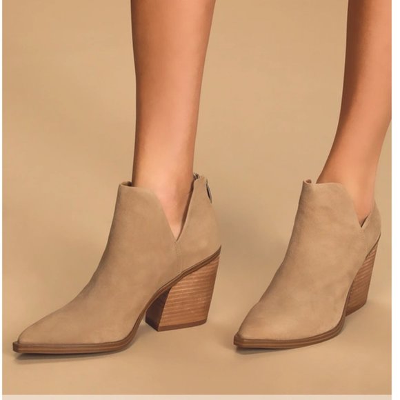 Steve Madden Shoes - STEVE MADDEN Suede Ankle Booties